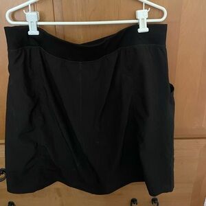 RBX Classic Black Skort longer length size XL